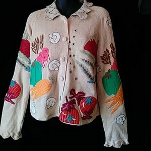 Studio Collection embellished sweater-sz S